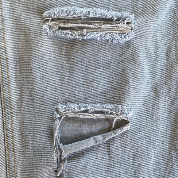 Shein High Waisted Distressed Baggy Boyfriend Jeans - Picture 7 of 11